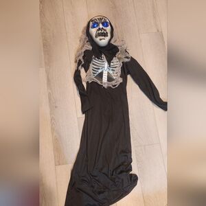 Black Skeleton Dress Costume
